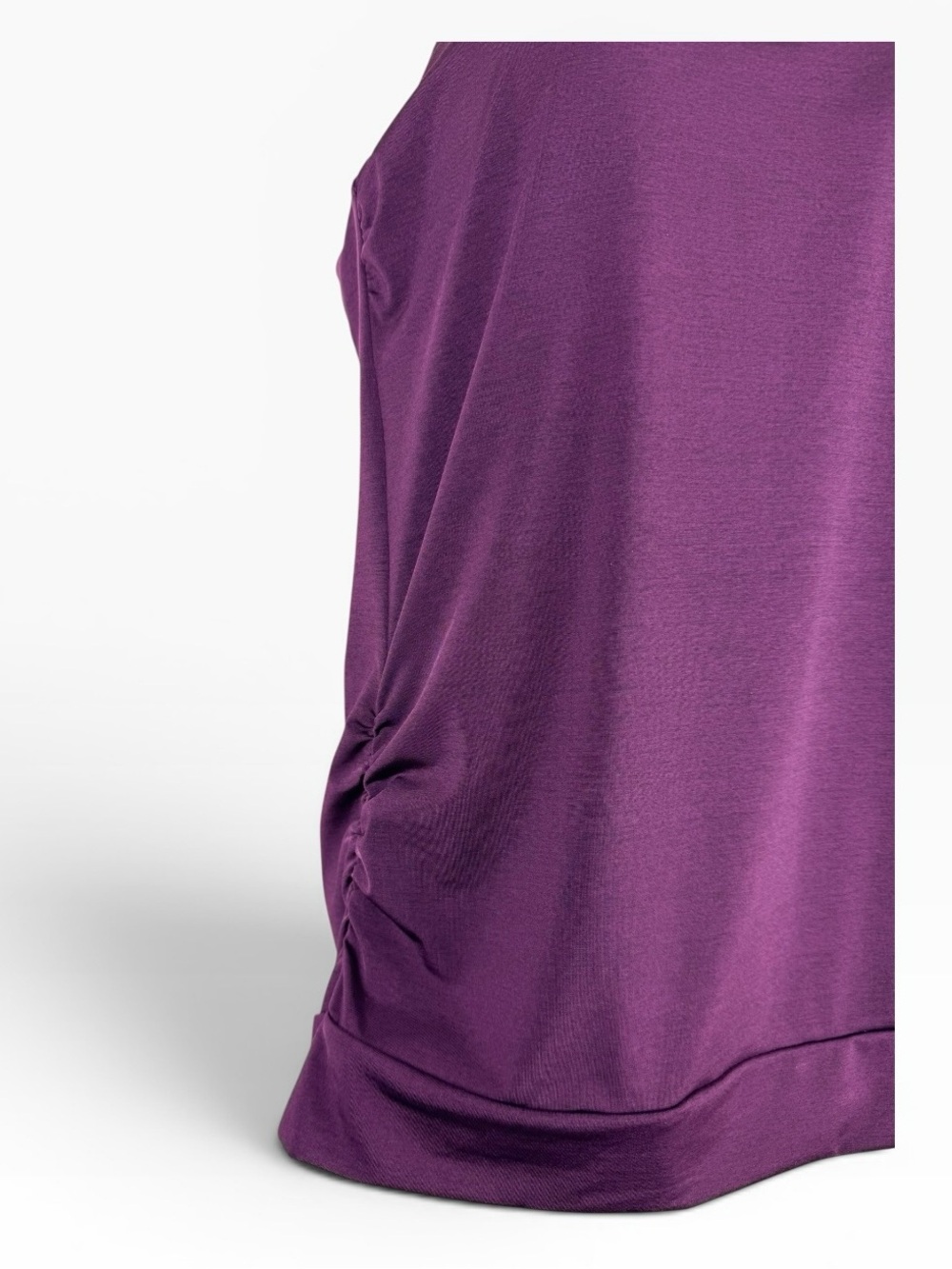 NWT Athleta Aqualuxe Tankini Swim Top XS Purple Strappy V-Neck UPF 50+ - Picture 4 of 7